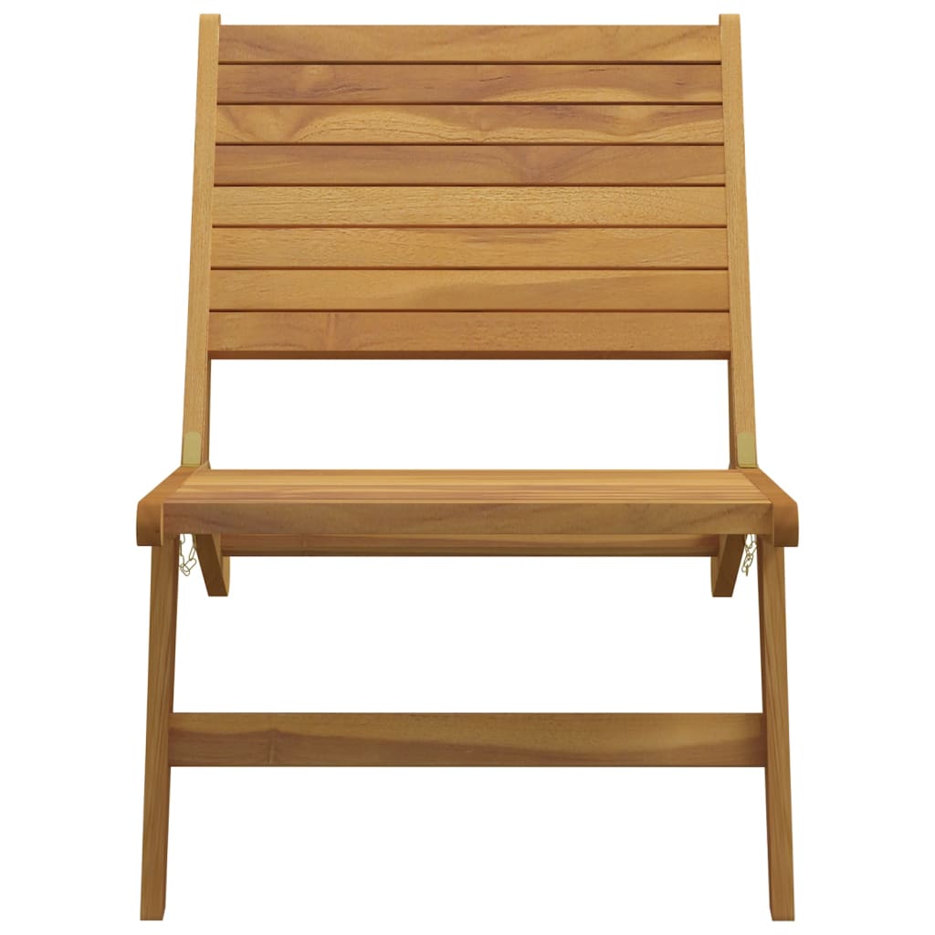 Vidaxl Garden Chair, Solid Teak Wood
