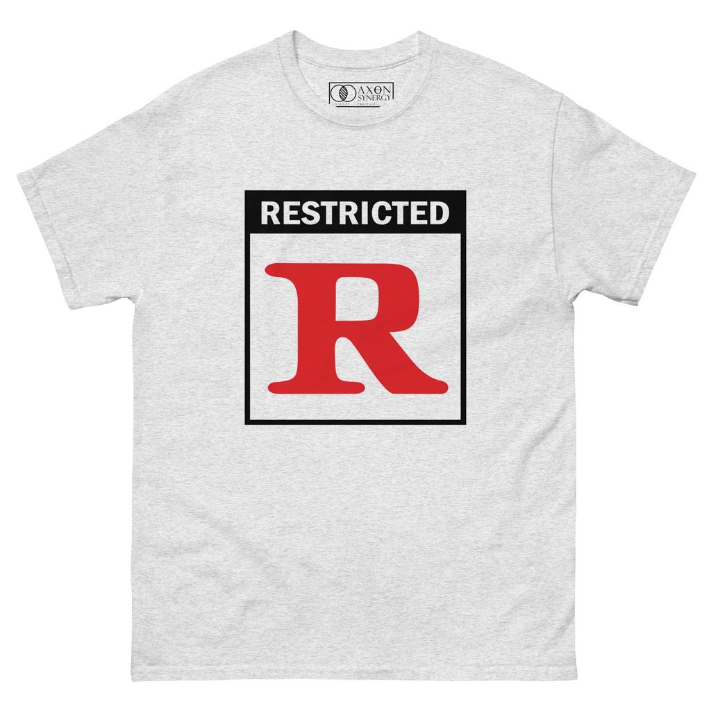 Unisex classic graphic Rated R tee T-shirt