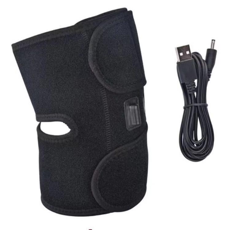USB Heated Knee Pads for Elderly - Electric Warmth Therapy with Moxibustion and Hot Compress