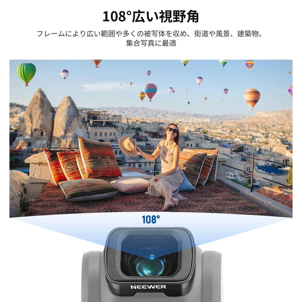 NEEWER Black Diffusion Filter Lens Kit Compatible with Osmo Pocket 3 FOV Cinematic Effect Lens Filter Set with 2 Screen Action Camera Accessories for