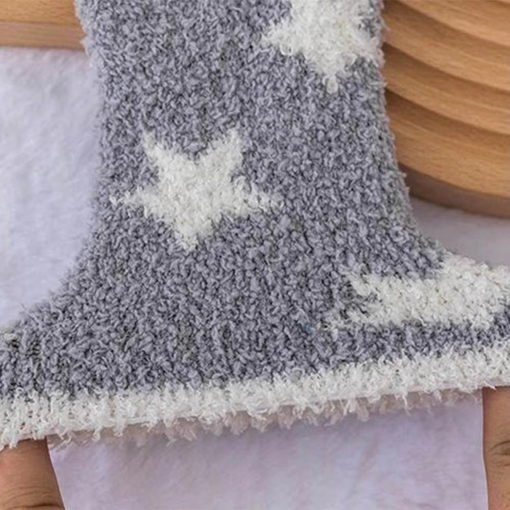 Breathable Coral Fleece Socks Thickened Middle Tube Socks New Floor Socks for Women