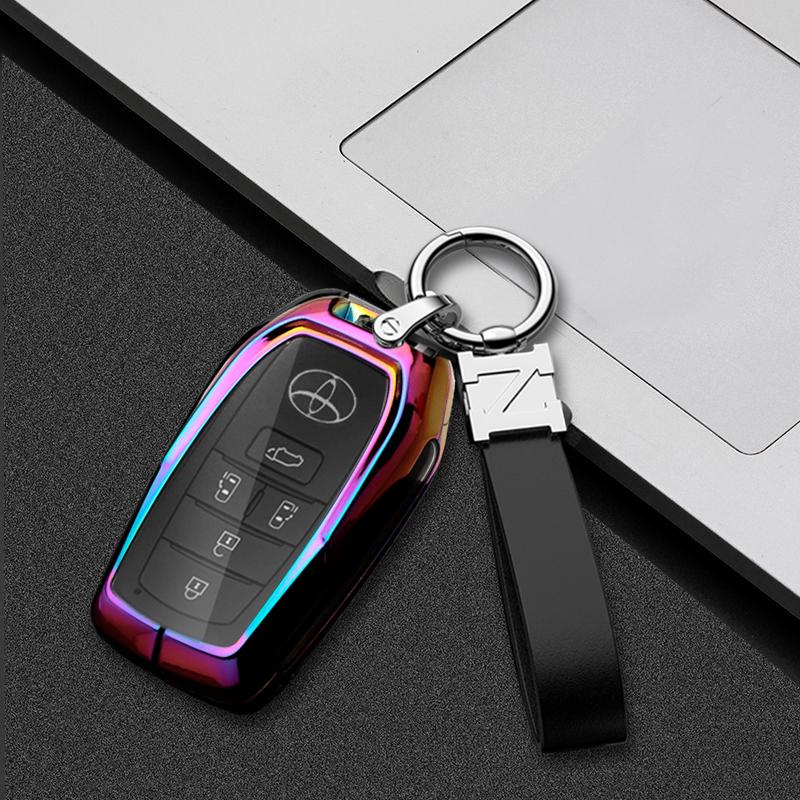 Toyota Sienna 5-Button Key Fob Metal Protective Case for Men