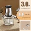JINGRX 3L Stainless Steel Electric Meat Grinder