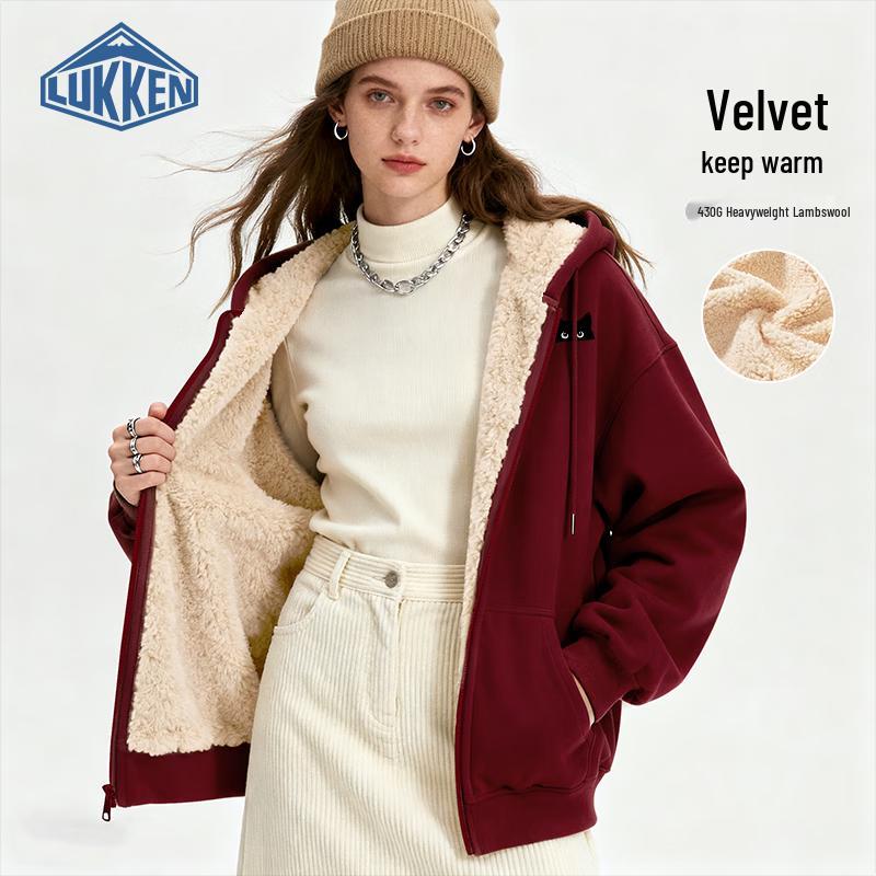 LUKKEN Fleece Lined Full-Zip Hoodie