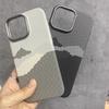 Mountain Print Magnetic Case 17 16 Cover for iPhone 15 Pro Max Hard for MagSafe Carbon Phone Shell Camera High Protective Coque