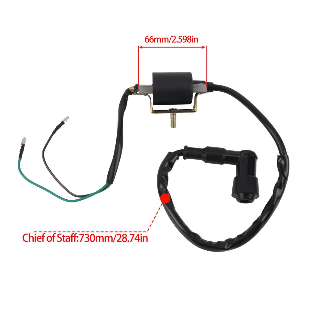 Motorcycle Accessories Ignition Coil for 50cc 70cc 90cc 110cc 125cc ATV Quad PIT Dirt Bike Sunl Go Kart
