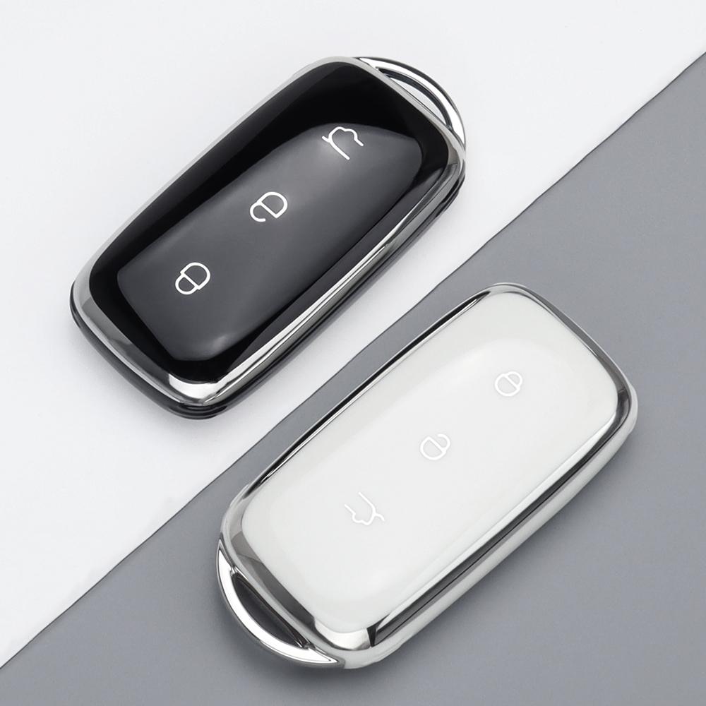 Tpu Car Key Case Cover For Geely Galaxy L7  L6 Max 1.5T Plus Air Pro Protector Shell Auto Key Bag Keychain Auto Accessories