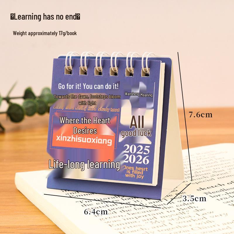 2026 Capybara Desk Calendar: Creative Cartoon Ornament & Student Memo Mini Gift