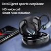 Wireless Bluetooth Earbuds with Ear Hook IPX7 Waterproof Sport Headphones Noise Cancelling Deep Bass LED Display for Running Gym