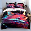 Colorful Abstract Fox Design. Bedding Sets Duvet Cover Sets Duvet Covers Pillowcases(1*Duvet Cover 2*Pillowcases Without Duvet Insert)