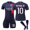 Set 24 Tricouri de Fotbal de Casă Messi Nr. 30 Mbappe Nr. 7 Neymar Nu. 10 nr. Set 19 tricouri