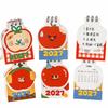 Mini Standing Calendar Appl Shape Desktop Calendar New 2027 Desk Calendar  School Supplies