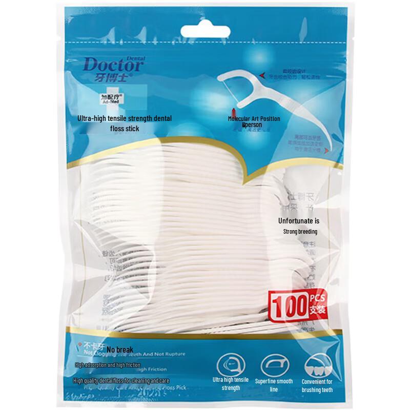 Dr. Tooth Ultra-Strong Smooth Dental Floss Picks
