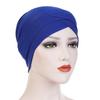 Knitted Turban Cap With Cross Front Style For Women Summer Winter Fashion