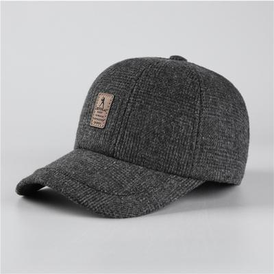 Hat Men's Winter Old Cap Grandpa Thickened Warm Ear Protector Baseball Cap