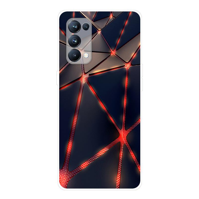 For OPPO Reno 5 Reno5 Pro 5G Case Soft Silicone Back Case Coque for OPPO Reno 5 Pro 5G Phone Cover Shockproof Fundas for Reno 5