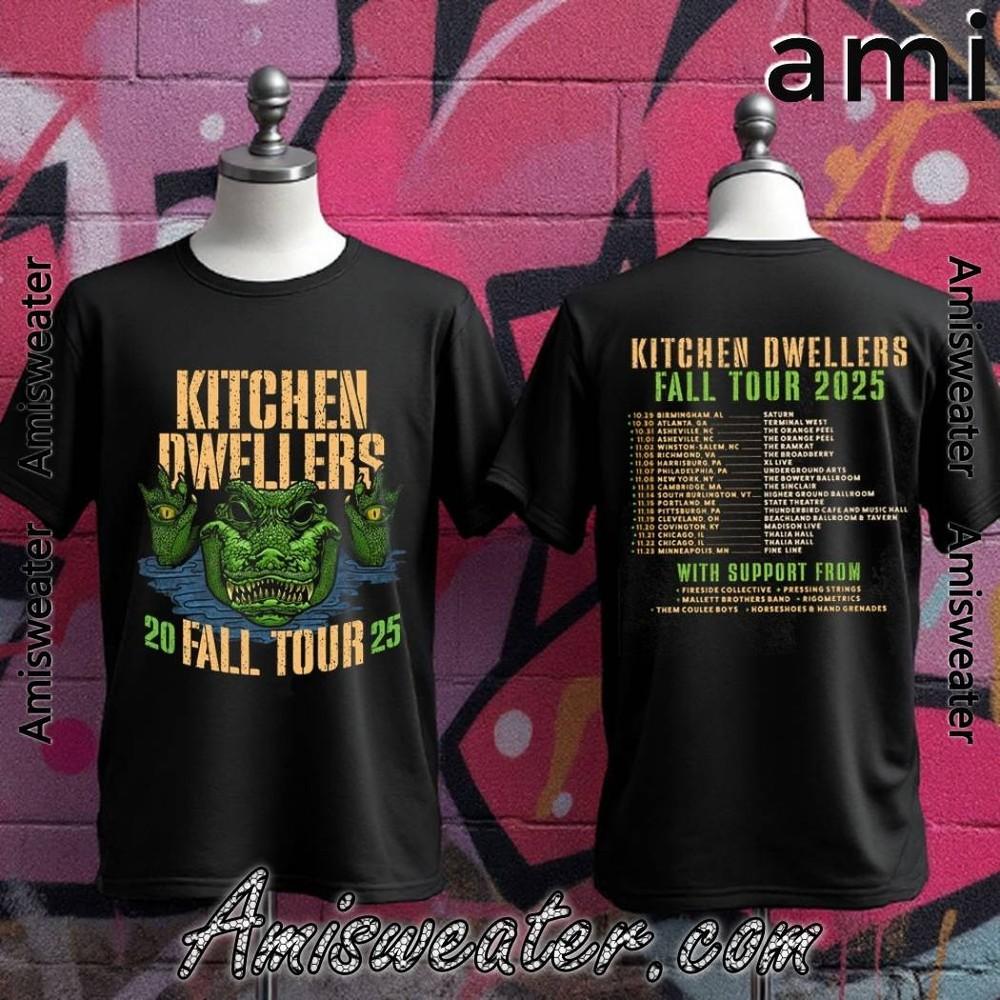 Kitchen Dwellers 2025 Fall Tour Dates T-shirt Unisex T-Shirt S