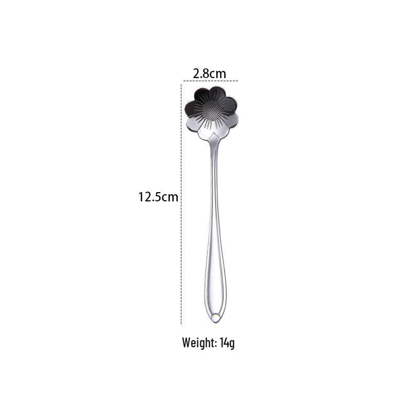 

Stainless Steel Rose Flower Coffee Stirring Spoon - Creative Wedding Party Favor
