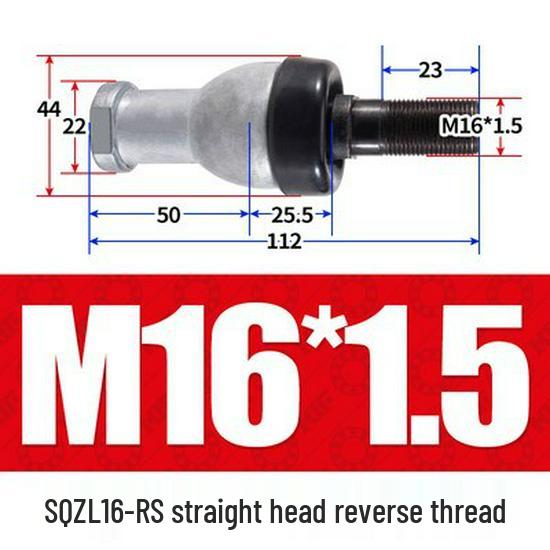 Bent Rod End Joint Bearing with Ball Joint SQ/SQZ5 - Sizes 6 to 22-RS