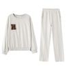Thick-fabric Stylish Winter Warm-up Set for Women, Two-piece Set of Fashionable Warm-up Sweaters for Women