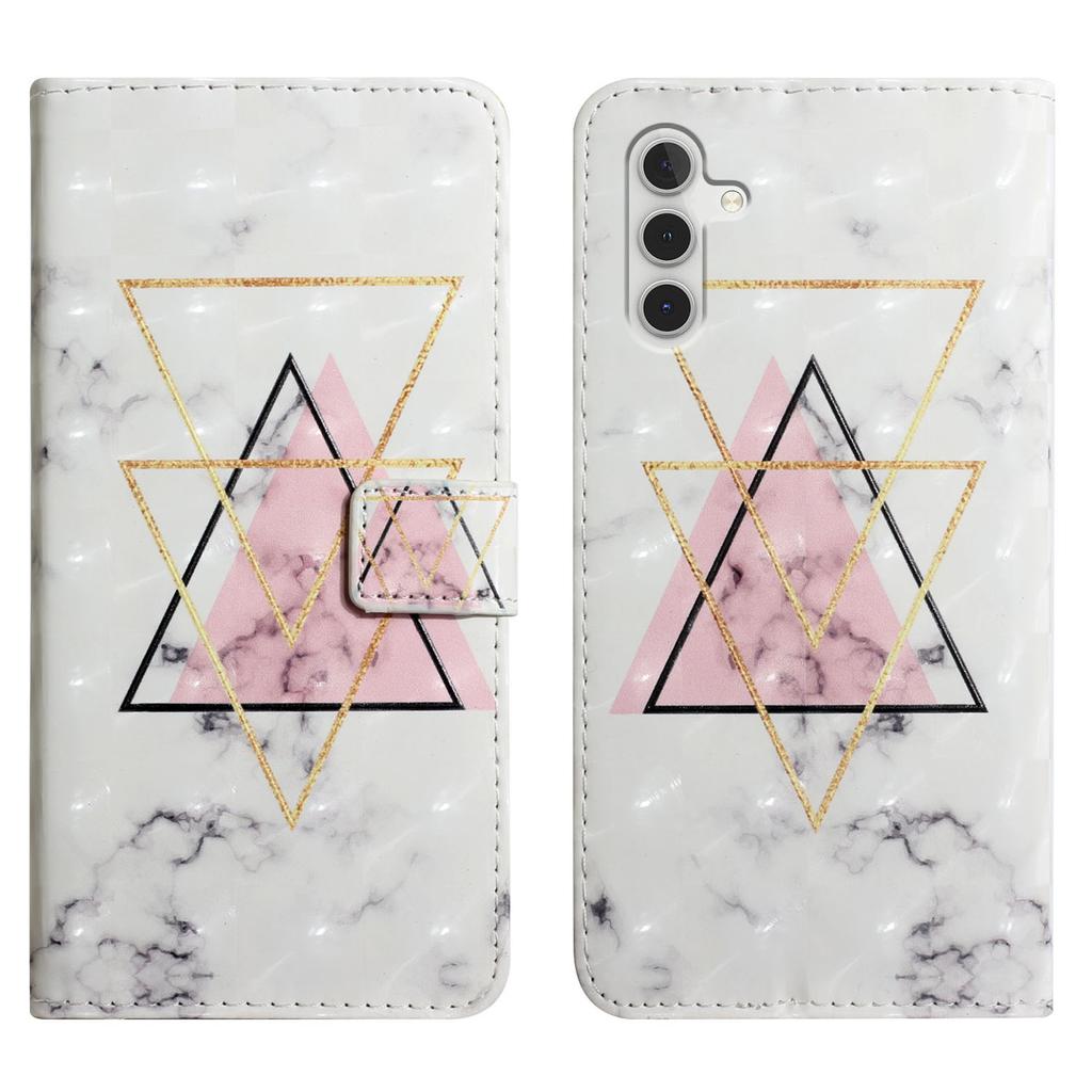 For Samsung Galaxy A16 5G/A16 4G Case 3D Creative Pattern PU Leather Stand Phone Cover