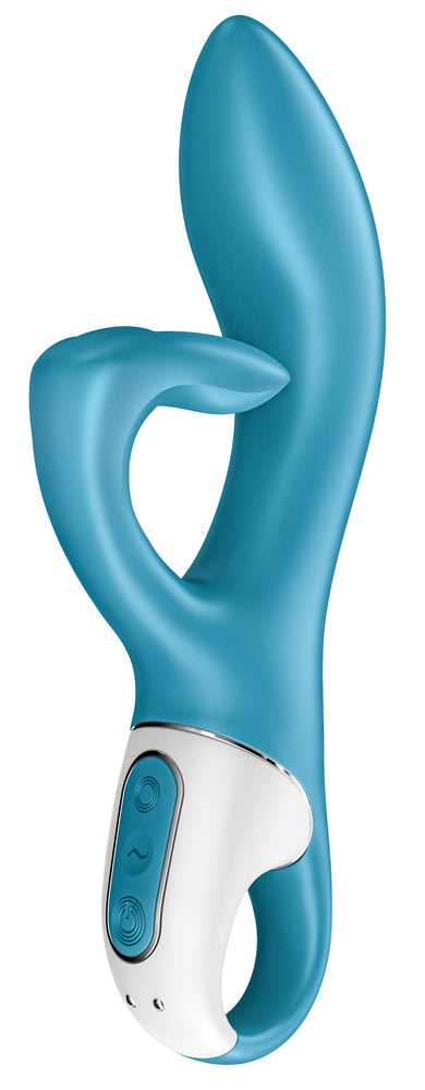 Vibro Rabbit EMBRACE ME Satisfyer 20cm Bleu - Satisfyer - Rabbits Vibrants