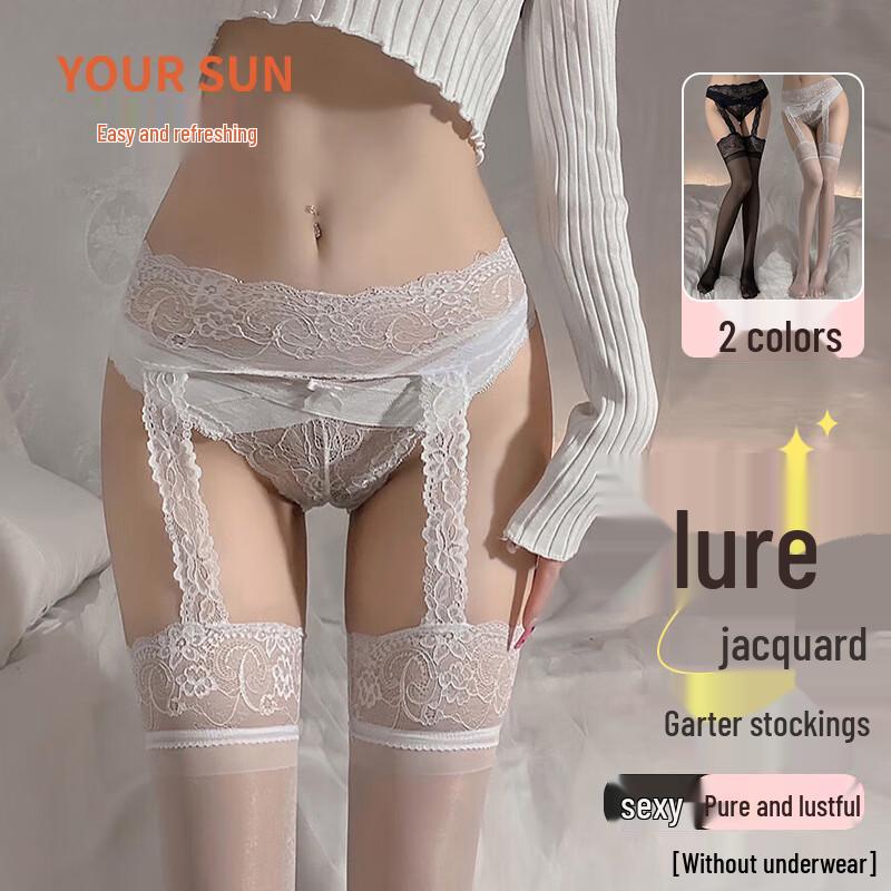 

Ultra-Thin Sexy Lace Suspender Over-the-Knee Stockings One Size