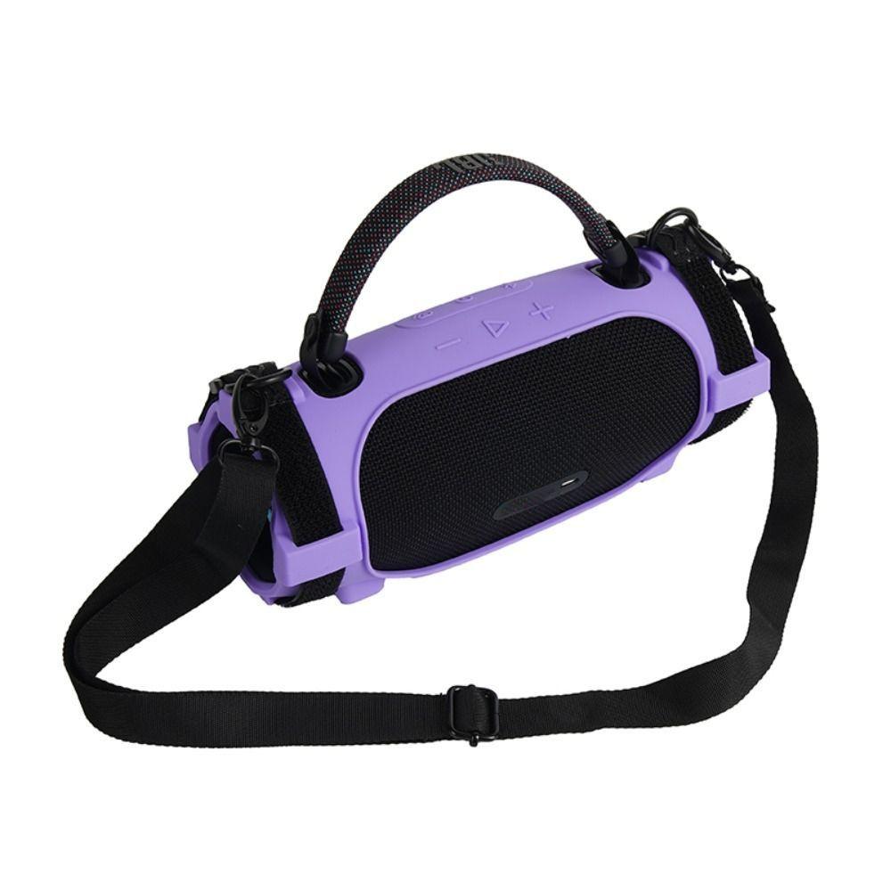 with Shoulder Strap Bluetooth Speaker Storage Bag Silicone Carry Sleeve for JBL Charge 6 Travel