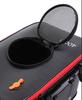 Fishing Large Fishing Black Bucket, Foldable, Compact, EVA, Portable, Capacity, Bucket, (50cm)