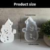 Christmas Snowman Figurine Silicone Molds for Epoxy Resin, Candle Soap, Home Decoration, Silicone Epoxy Resin Mould