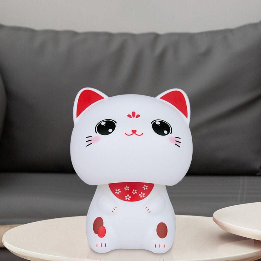 Lucky Cat Solar Power Shaking Head Ozdobte zvířecí auto Solární tančící autíčko Decora interiér