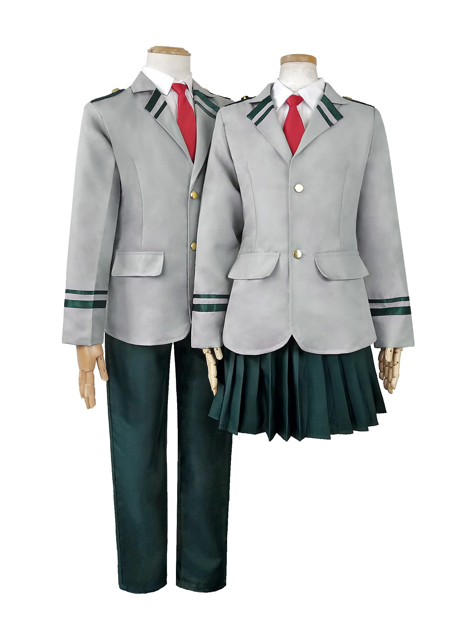 

My Hero Academia Cosplay Uniform Costume Fancy Dress Cosplay Costume Halloween Student [ENDIANDUO] (Female Uniform, L)