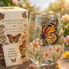 Transparent Embossed Glass Cup Bee Clear Milk Cup Multi-Purpose Glass Tea Cup Gifts