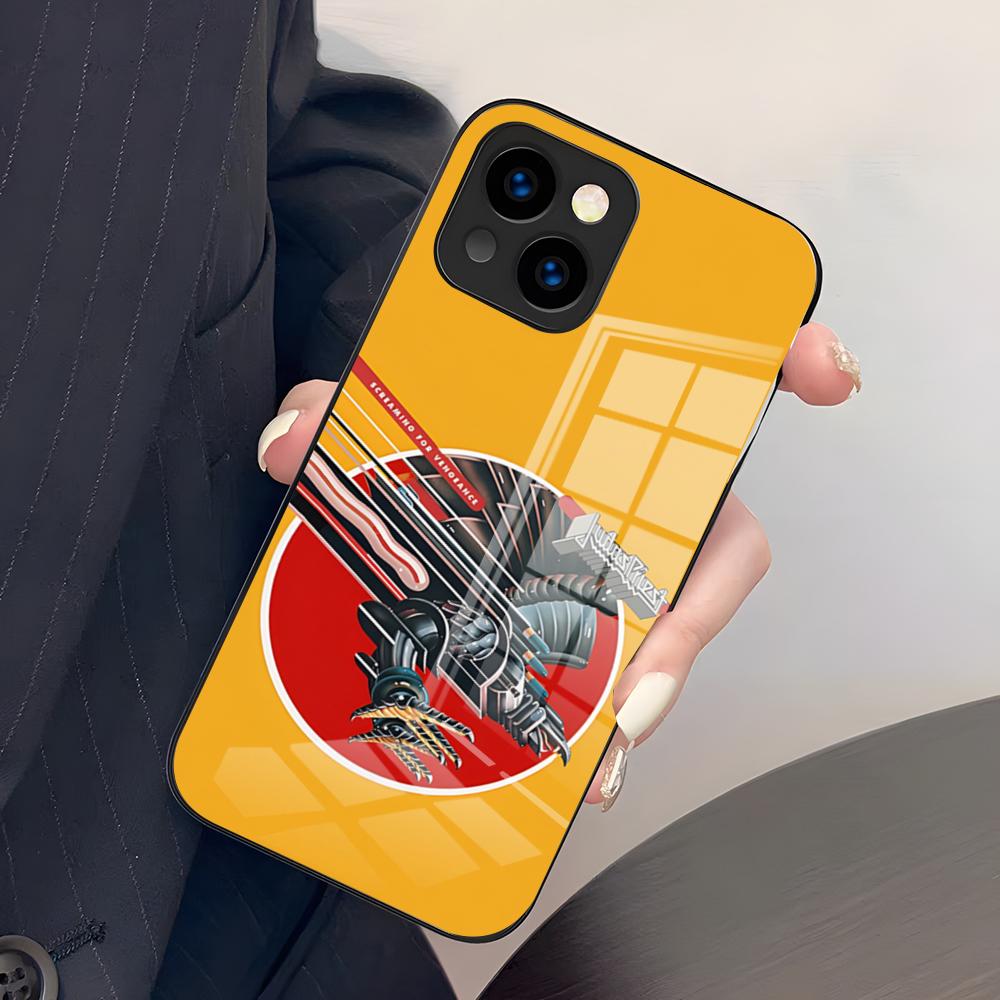 J-Judas Priest Phone Case For IPhone 17 Pro Max 15 Pro 16 14 Plus 12 13 Mini 11 Pro Shockproof Glass Cover