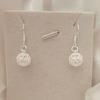 Elegant Silver Hollow Round Ball Earrings for Women: 2026 Japanese & Korean Style – Perfect Gift for Her