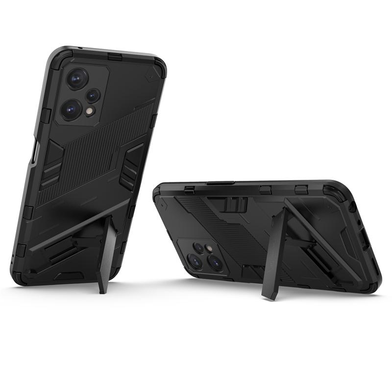 Phone Holder Case For Realme 9 Pro Plus Case Bumper Anti-knock Armor PC Full Back Cover For Realme 9i Case For Realme 9 Pro Plus