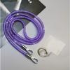 Colorful Lanyard Woven Rope Girls' Crossbody Shoulder Strap  Anti-loss Sturdy Lanyard Keychain  Four-strand Mobile Phone Lanyard