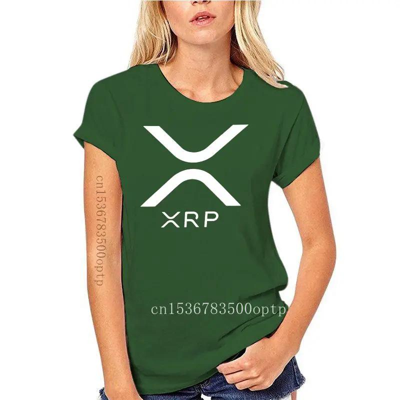 100% Cotton O-neck Custom Printed Men T Shirt Ripple XRP New Logo Crypto Currency Bitcoin Hodl T-Shirt Top Tee Plus Size