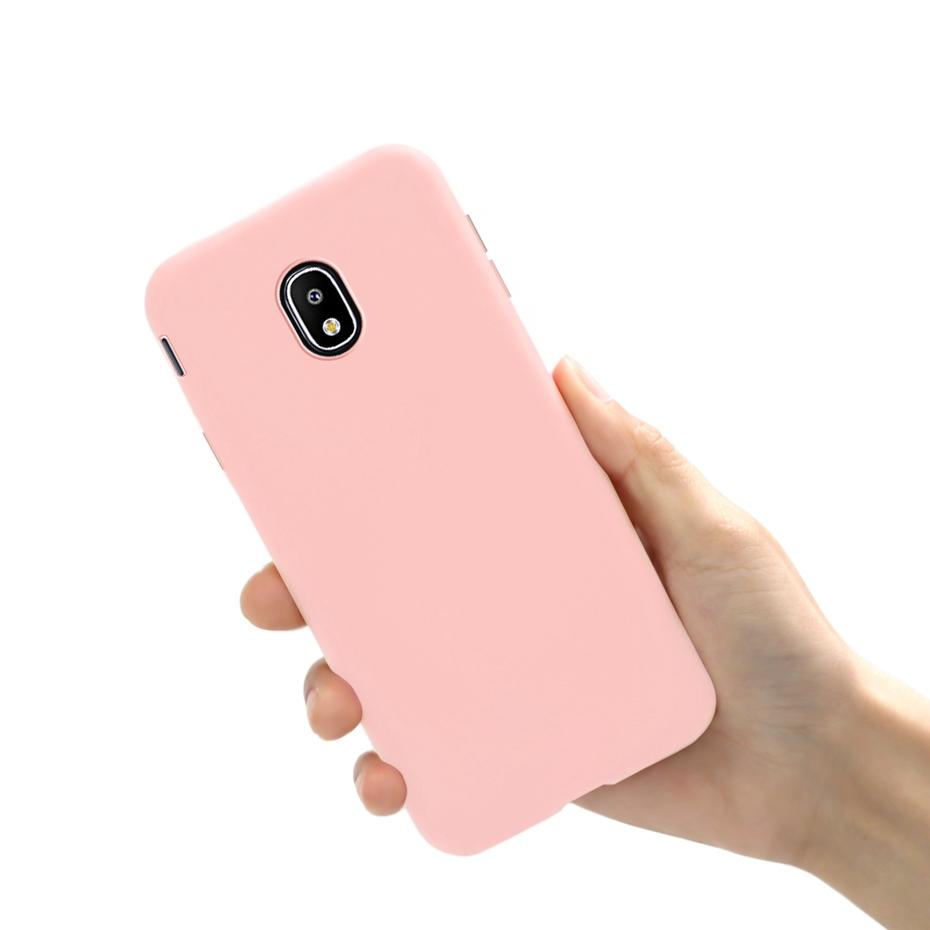 Phone Case For Samsung Galaxy J3 J5 J7 2017 Case J330 J530 J730 Candy Color Soft TPU Back Cover For Samsung J3 J5 J7 2017 Case