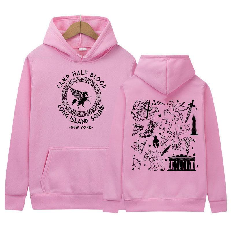 Percy Jackson Halbblut-Hoodie, Camp Long Island Sound, lässiger Pullover, Damenmode, Oversized-Sweatshirt