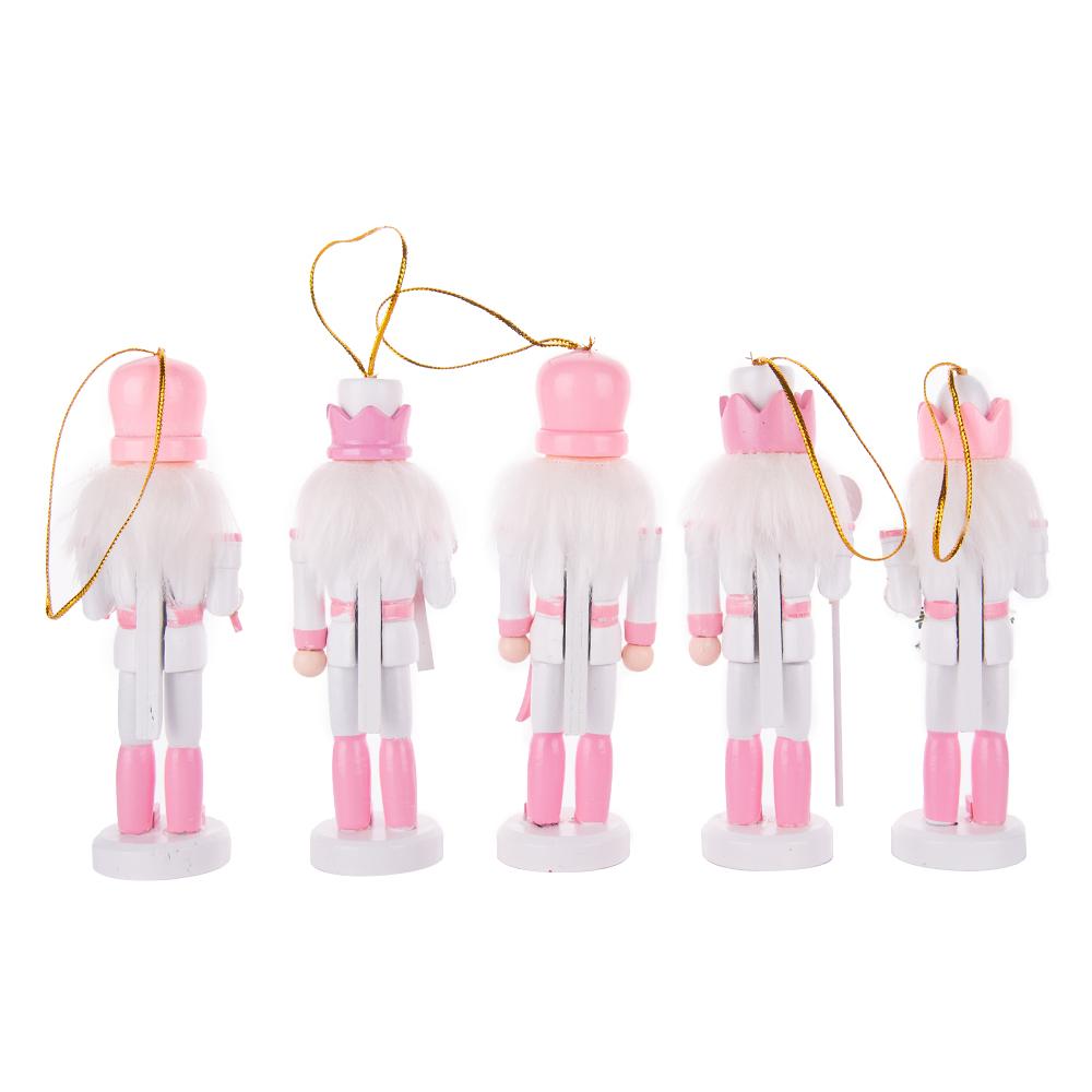 Rosa & Weiß Süßigkeiten Nussknacker Schmuckset