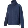 Li Ning Fitness Series Solid Color Zipper Stand Collar Comfortable Breathable Loose Sweatshirt Women Sweatshirt Deep-Navy-Blue AWDU362-3