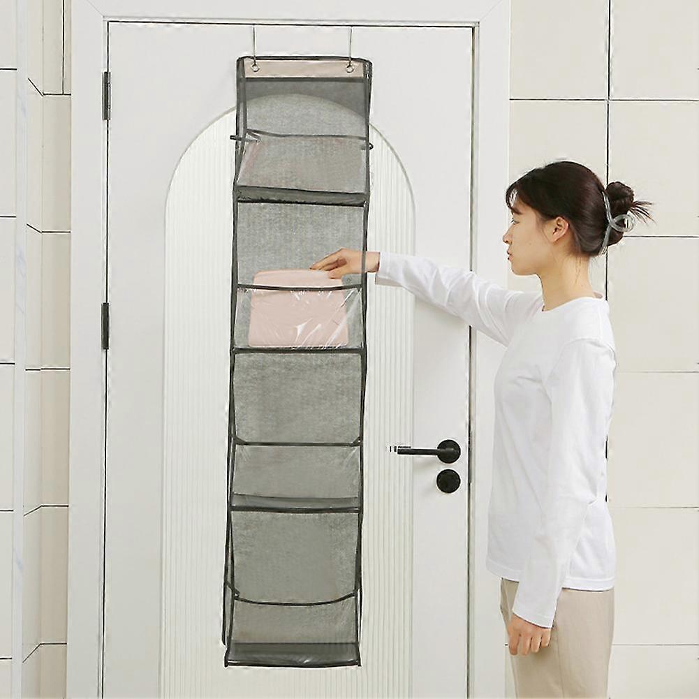 Multi-Functional Fabric Hanging Bag For Behind The Door Multi-Layer Storage