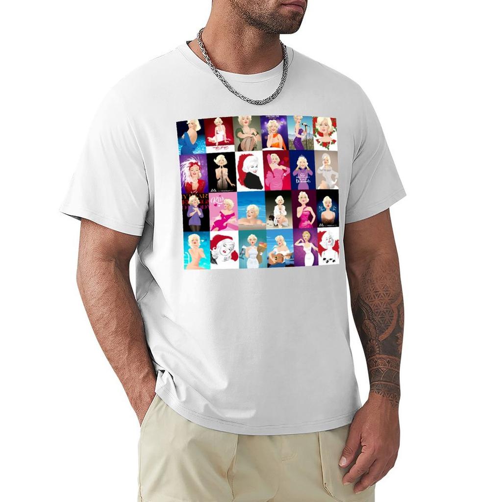 MM Patchwork TShirt Casual Daily Outfit TShirt