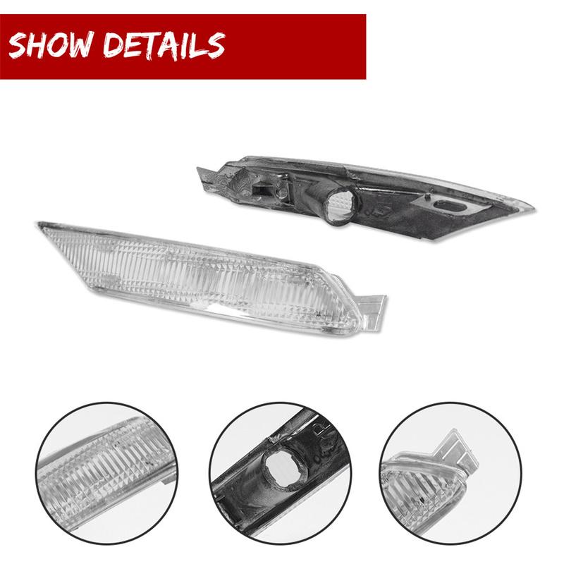 For Mazda RX-8 2004 2005 2006 2007 2008 Front Fender Side Marker Turn Signal Light Parking Light Cover Shells Car Accessories