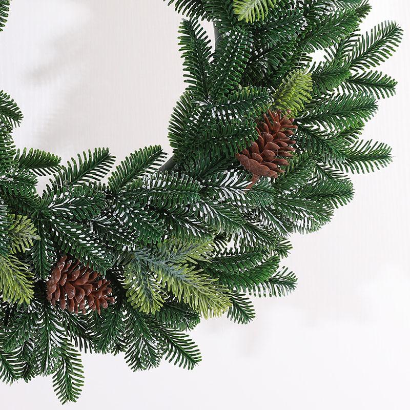 50Cm Artificial Pe Wreath Spring Festival Wreath Christmas Easter Decorations Door Hanging American Country Christmas Tree