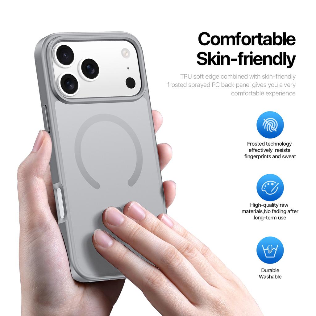 Magnetic Charging Phone Cases for iPhone 17 Pro Max Premium Protective Case Shockproof Slim Cover for iPhone 17 Pro