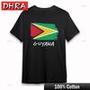 Unisexs Soft Cotton Classic TShirt Guyana Arrow Flag Art Tee Short Oversize Black Cool Clothing TShirts for Women TShirt France