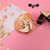 Portable Rose Flip-Top Double-Sided Compact Mirror - Small Gift for Girls