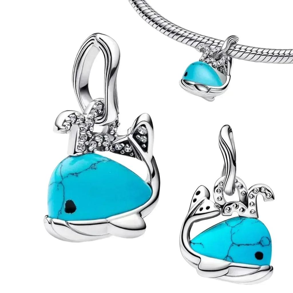 Vintage Copper Charms Plum Blossom Snake Seal Pendants Beads For Original Bracelets Necklace Women Diy Jewelry Gift